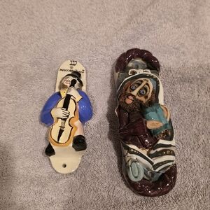 To Ceramic Artist Signed Mezuzot